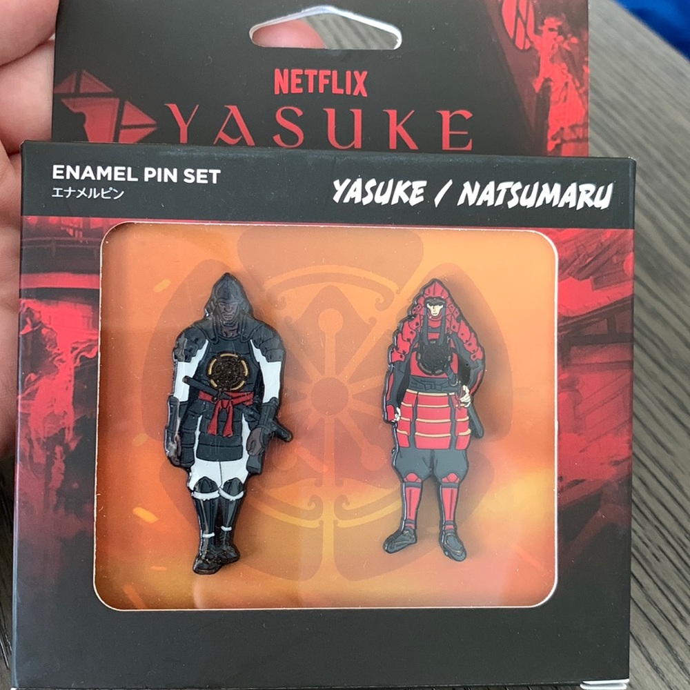 Netflix Yasuke pin set
